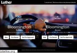 Sites similar to bloomingtonacurasubaru.com