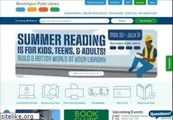 Sites similar to bloomingtonlibrary.org