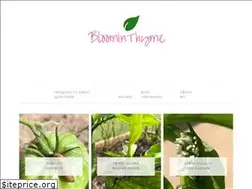 Sites similar to bloominthyme.com