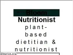 Sites similar to bloomnutritionist.com
