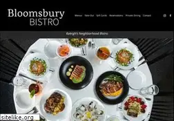 Sites similar to bloomsburybistro.com