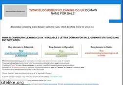 Sites similar to bloomsburycleaning.co.uk