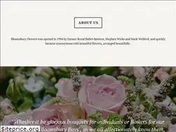 Sites similar to bloomsburyflowers.co.uk