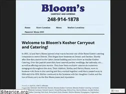 Sites similar to bloomskoshercarryout.com