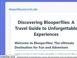 Sites similar to blooperfiles.com