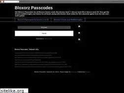 Sites similar to bloxorz-passcodes.blogspot.com