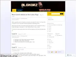 Sites similar to bloxorz.wordpress.com