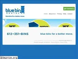 Sites similar to bluebinrental.com