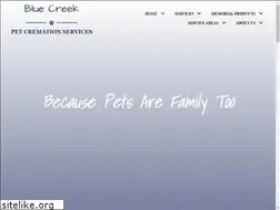 Sites similar to bluecreekpetcremation.com