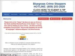 Sites similar to bluegrasscrimestoppers.com