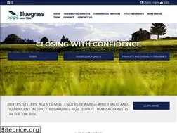 Sites similar to bluegrasslandtitle.com