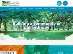 Sites similar to bluemountainfoundation.org
