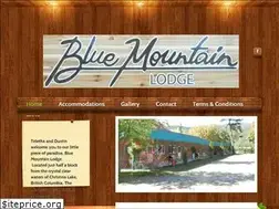 Sites similar to bluemountainlodgebc.com