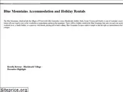 Sites similar to bluemountainsgetaways.com