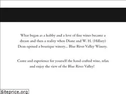 Sites similar to bluerivervalleywinery.com