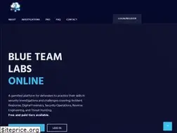 Sites similar to blueteamlabs.online