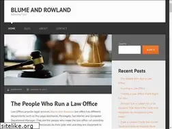 Sites similar to blumeandrowland.com