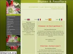 Sites similar to blumen-passiflora.de