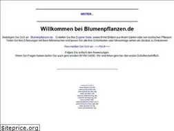 Sites similar to blumenpflanzen.de