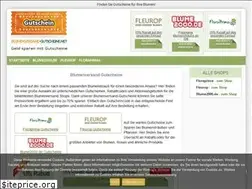 Sites similar to blumenversand-gutscheine.net