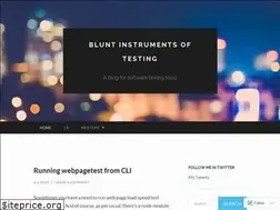 Sites similar to bluntinstrumentsoftesting.com