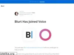 Sites similar to blurt.app