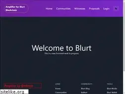 Sites similar to blurt.one