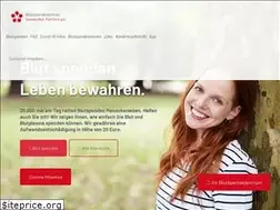 Sites similar to blutspendezentren.de