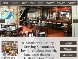 Sites similar to bmatthewseatery.com
