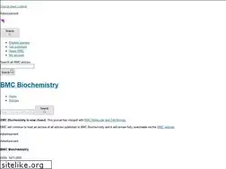 Sites similar to bmcbiochem.biomedcentral.com