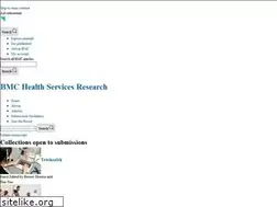 Sites similar to bmchealthservres.biomedcentral.com