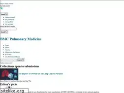 Sites similar to bmcpulmmed.biomedcentral.com