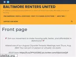 Sites similar to bmorerentersunited.org