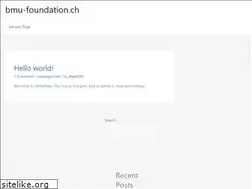 Sites similar to bmu-foundation.ch