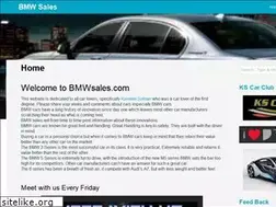 Sites similar to bmwsales.com