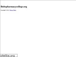 Sites similar to bnbspharmacycollege.org
