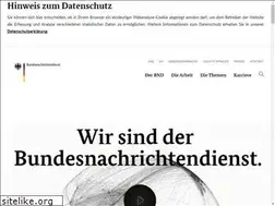 Sites similar to bnd.bund.de