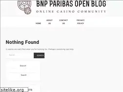 Sites similar to bnpparibasopenblog.com