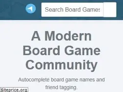 Sites similar to boardgameatlas.com