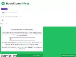 Sites similar to boardgameprices.eu