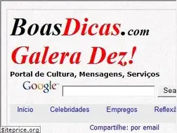 Sites similar to boasdicas.com
