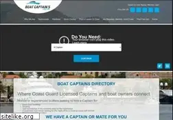 Sites similar to boatcaptainsdirectory.com