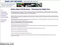 Sites similar to boatliftreviews.com