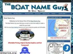 Sites similar to boatnameguy.com