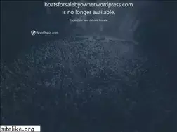Sites similar to boatsforsalebyowner.wordpress.com