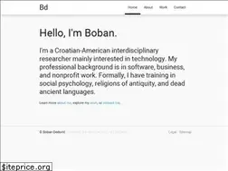 Sites similar to bobandedovic.com