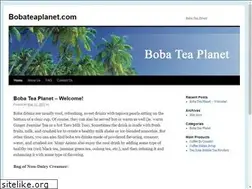 Sites similar to bobateaplanet.com