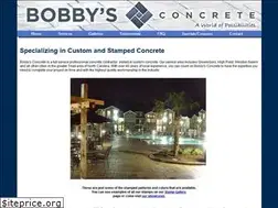 Sites similar to bobbysconcrete.com