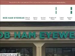 Sites similar to bobhameyewear.com