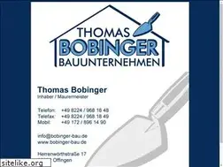 Sites similar to bobinger-bau.de
